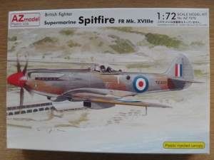 AZ MODEL 1/72 7276 SUPERMARINE SPITFIRE FR Mk.XVIIIe